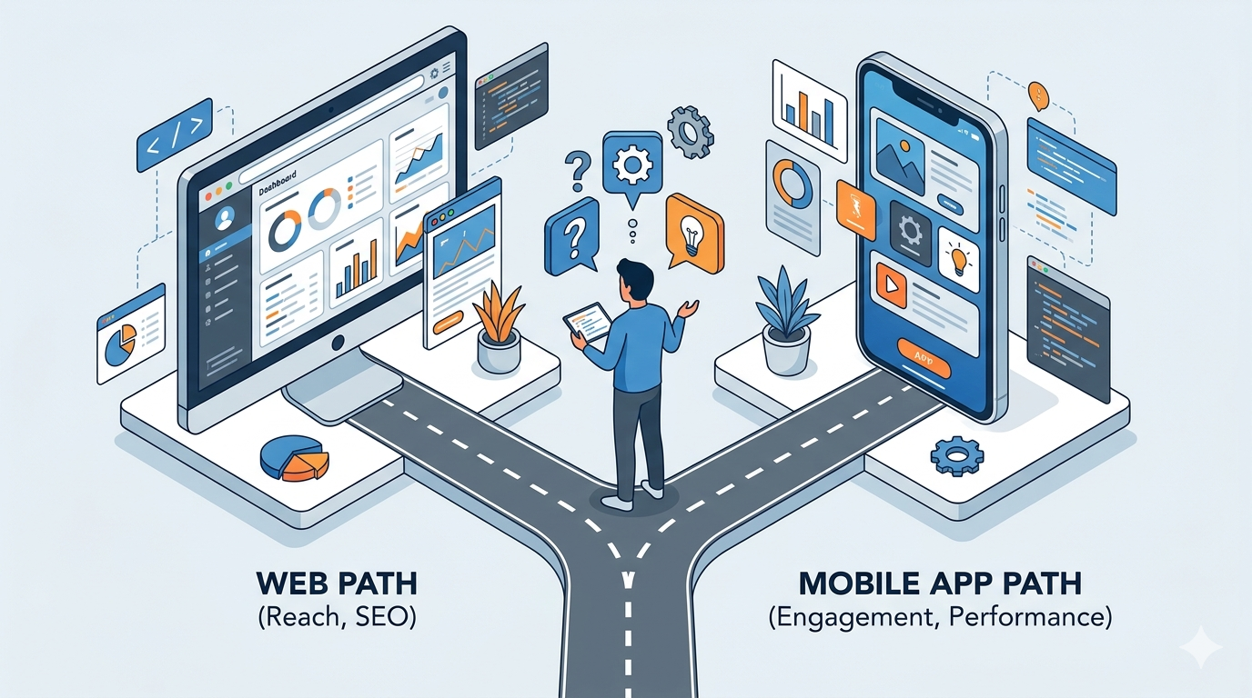 Web vs Mobile App – What Should You Build First